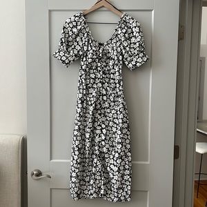 Who What Where linen midi Dress